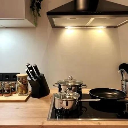 Soul-apartment Terrasse Privat-parkplatz Boxspringbett 55zoll Tv Wlan Apartman